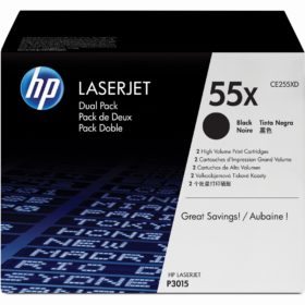 HP Toner 55X CE255XD Schwarz 2er Pack