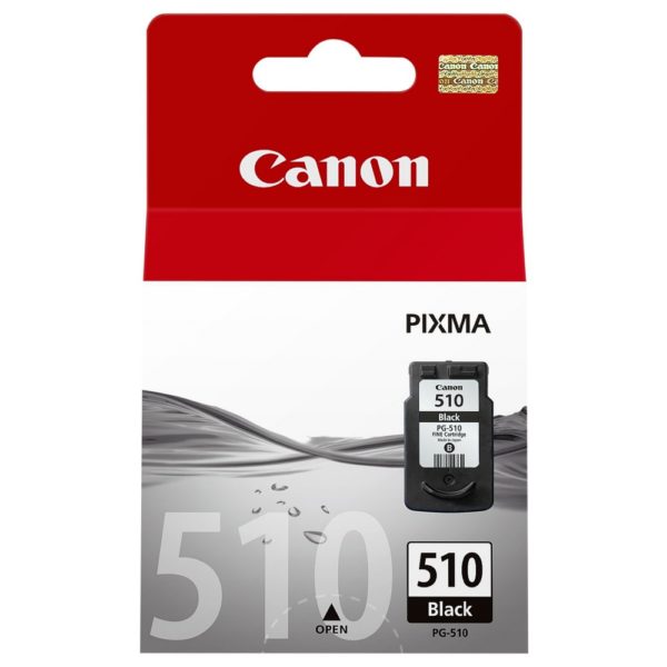 Canon Tinte PG-510BK 2970B001 Schwarz bis zu 220 Seiten gemäß ISO/IEC 24711