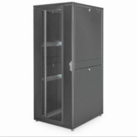 Serverschrank 19" 42HE Digitus 1970x800x1000 mm, Farbe black (RAL 9005), perforierte Tür