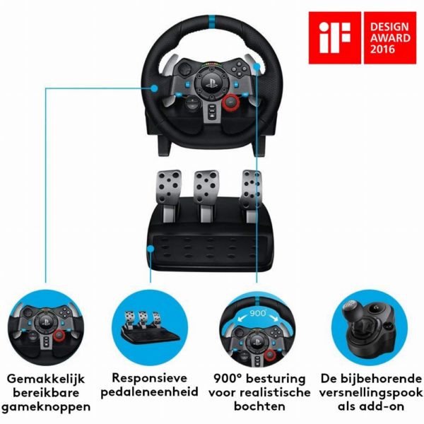 Logitech G29 Driving Force - Lenkrad- und Pedale-Set - kabelgebunden