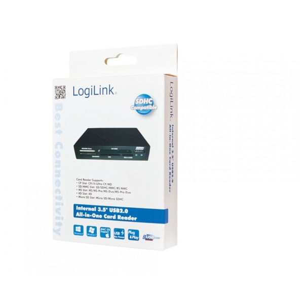 LogiLink CR0012 Intern (3,5") All-in-One Kartenleser