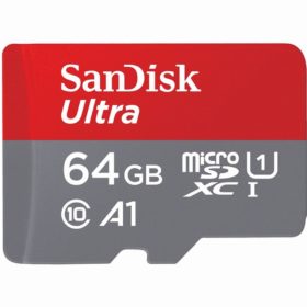 64GB SanDisk Ultra MicroSDXC 120MB/s +Adapter