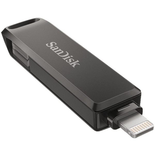 STICK 64GB USB 3.1 SanDisk iXpand Luxe Duo USB-C / Apple Lightning black