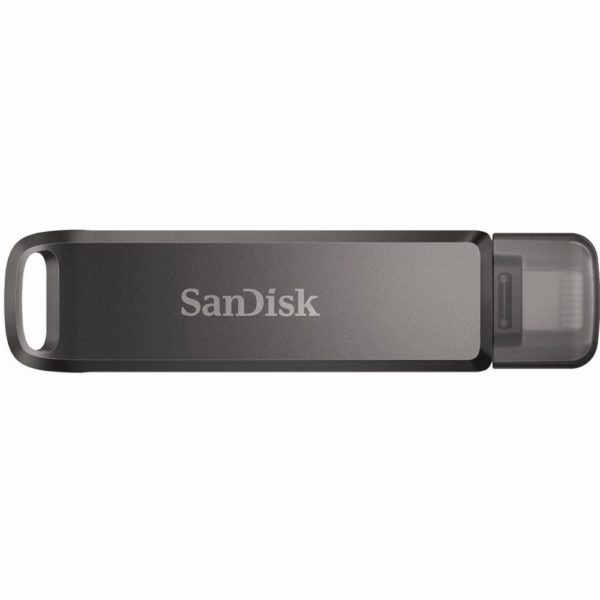 STICK 64GB USB 3.1 SanDisk iXpand Luxe Duo USB-C / Apple Lightning black