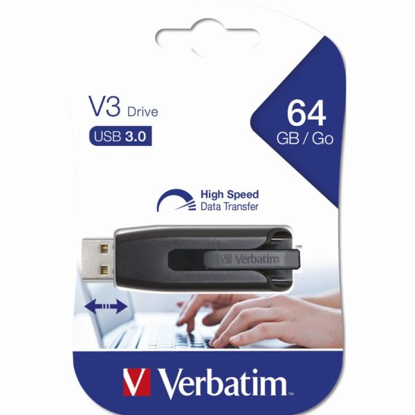 STICK 64GB USB 3.2 Verbatim Store'n'Go V3 Black