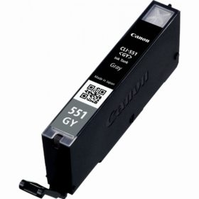 TIN Canon Tinte CLI-551GY 6512B001 Grau bis zu 125 Farbfotos gemäß ISO/IEC 24711