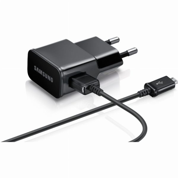 Samsung Ladegerät+Kabel1,5m micro USB Black Rtl.