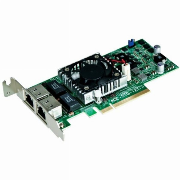 INTG 10Gb 2xRJ45 SUPERMICRO AOC-STG-I2T |Intel X540  PCIeX8  LP