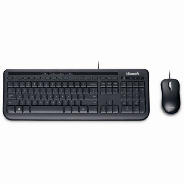 Microsoft Wired Desktop 600 for Business black QWERTZ DE