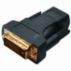HDMI > DVI-D 24+1 (ST-BU) Adapter vergoldet Schwarz