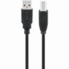 USB 2.0 A > B (ST-ST) 1,8m Adapterkabel Grau