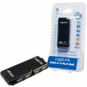USB2,0 HUB 4Port LogiLink passiv Grey