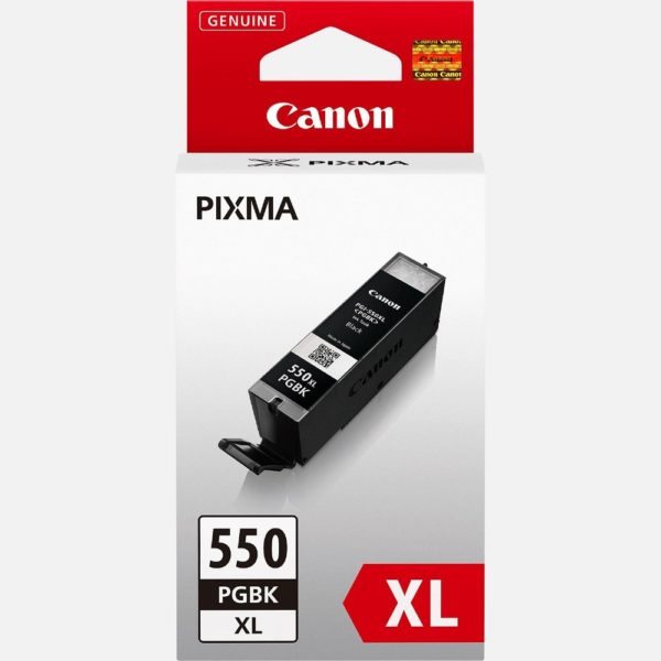 Canon Tinte PGI-550PGBK XL 6431B001 Pigment-Schwarz bis zu 500 Seiten gemäß ISO/IEC 24711