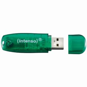 STICK 8GB USB 2.0 Intenso 3502460 Rainbow Line Green