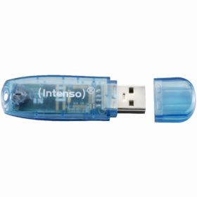 STICK 4GB USB 2.0 Intenso 3502450 Rainbow Line Blue