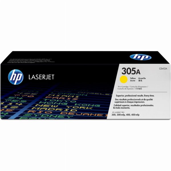 HP Toner 305A CE412A Gelb