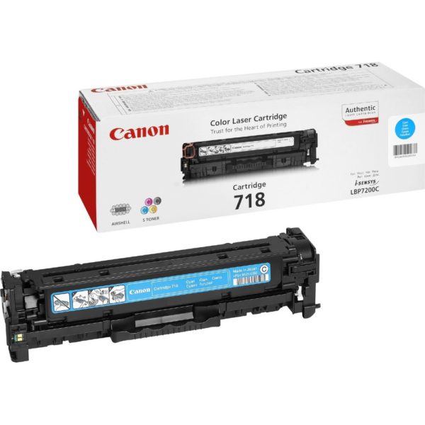 Canon Toner 718C Cyan bis zu 2.900 Seiten gem. ISO 19798