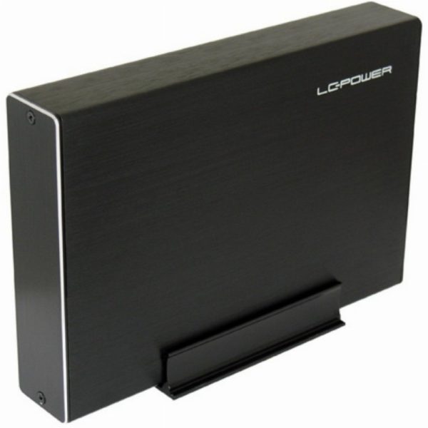 8cm SATA USB3 LC-Power Alu black