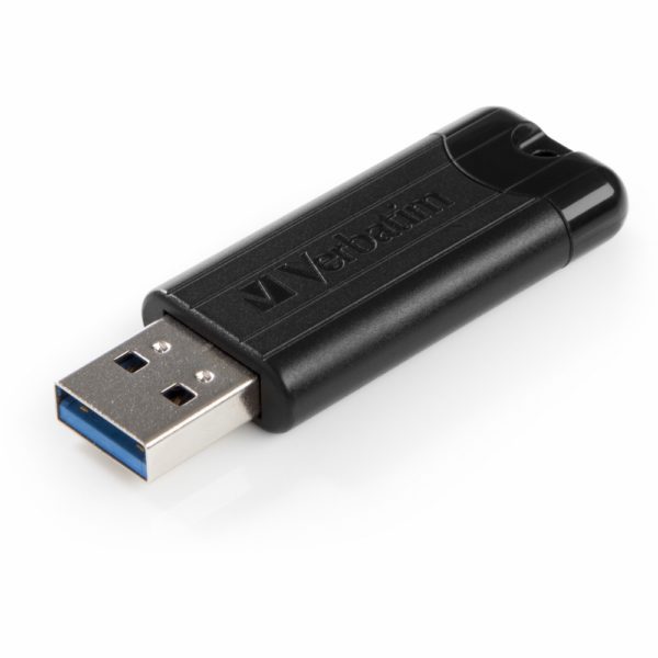 STICK 128GB USB 3.2 Verbatim Store'n'Go PinStripe Black