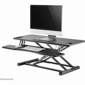 verwandelt eine Tischplatte in einen gesunden Sitz-Steh-Arbeitsplatz 15KG NS-WS300BLACK Neomounts