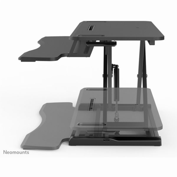 verwandelt eine Tischplatte in einen gesunden Sitz-Steh-Arbeitsplatz 15KG NS-WS300BLACK Neomounts
