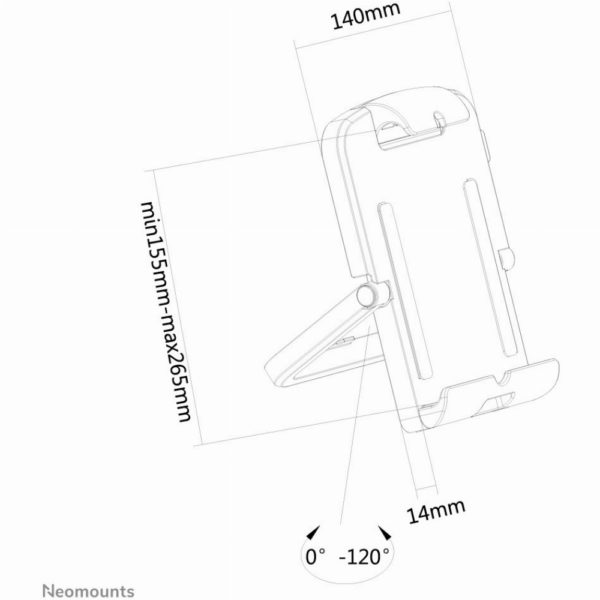 Tablet-Ständer für die meisten 7"-101" Tablets 1KG TABLET-UN200WHITE Neomounts