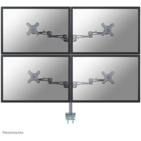 Tischhalterung für vier Flachbildschirme bis 27" (69 cm) 6KG FPMA-D935D4 Neomounts