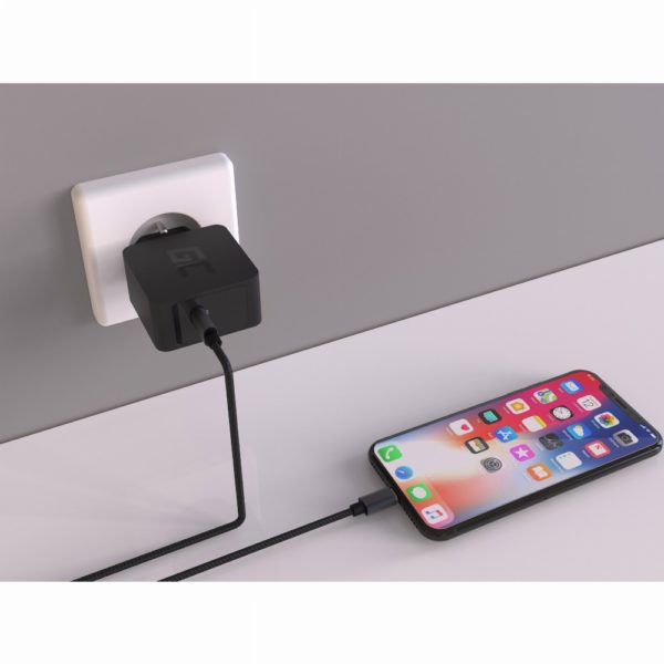 Ladegerät Green Cell Charger USB-C Power Delivery 18W Black