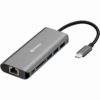 HUB 3Port Sandberg USB2.0/USB3.0/HDMI passiv Silver