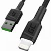 Green Cell USB-C > USB 3.0 (ST-ST) 0,25m Ladekabel Schwarz