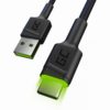 GreenCell USB-C > Lightning (ST-ST) 1m Ladekabel Schwarz