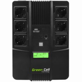 Green Cell AiO 800VA 480W Überspannungsschutz 230V Black