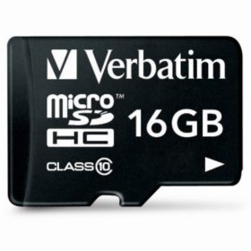 CARD 16GB Verbatim Premium MicroSDHC 80MB/s +Adapter