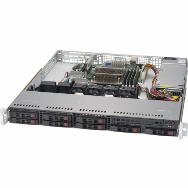 Barebone Server 1 U Single 1151 8 Hot-swap 2.5" 340W SuperServer 1019S-MC0T