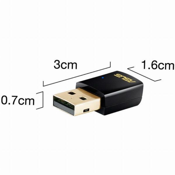 USB ASUS USB-AC51 Dualband Wireless-AC600 WLAN-Adapter