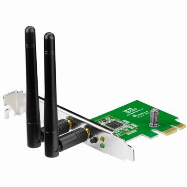 ASUS PCE-N15 Wireless LAN PCI-Express-Adapter 802.11 b/g/n mit 300 Mbit/s