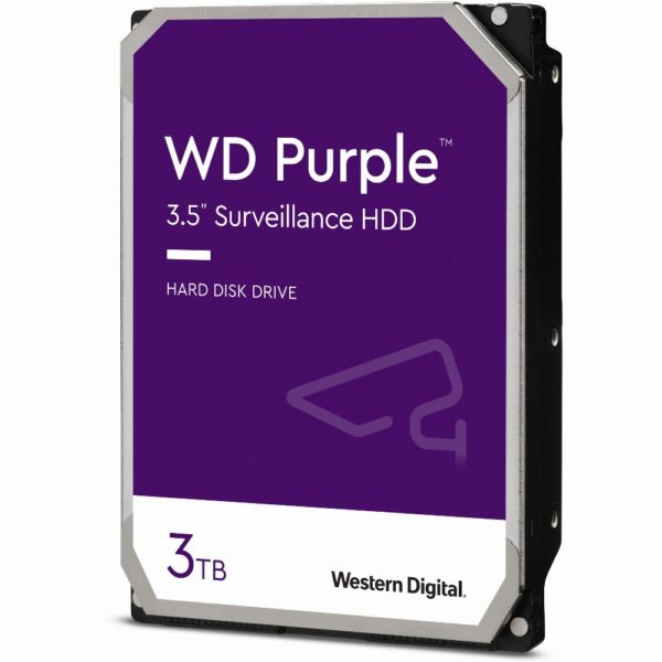 3TB WD WD30PURZ Purple Surveillance 5400RPM 64MB 24/7
