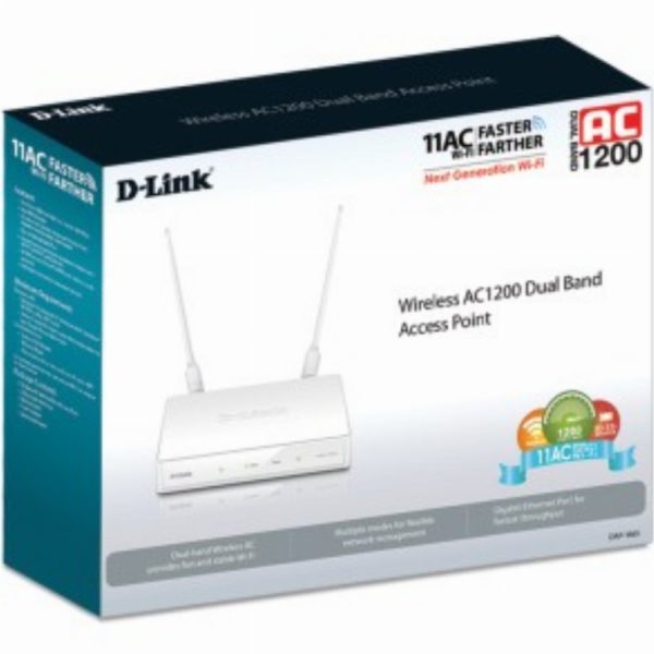D-Link DAP-1665 Wireless AC1200 Wave2 Parallel-Band Access Point