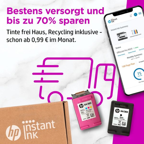 T HP Officejet Pro 8210 Tintenstrahldrucker A4/LAN/WLAN