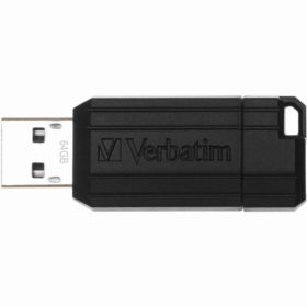 STICK 64GB USB 2.0 Verbatim Store'n'Go PinStripe Black