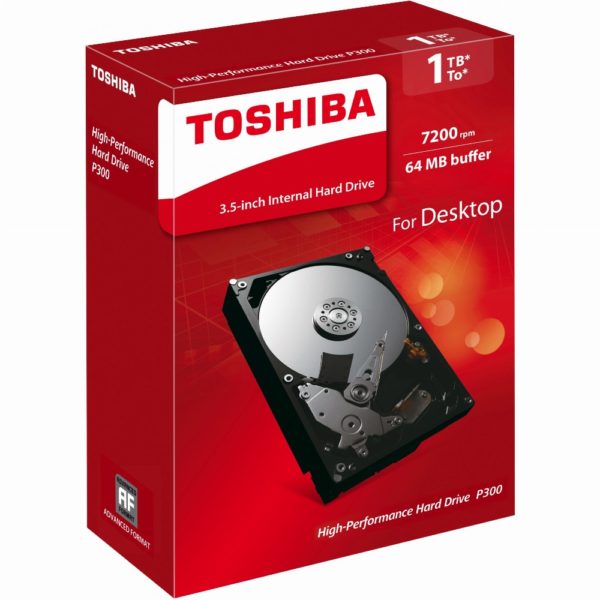 1TB Toshiba P300 7200RPM 64MB RETAIL
