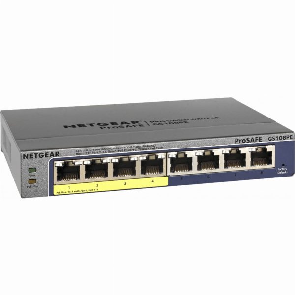 Netgear GS108PE PoE