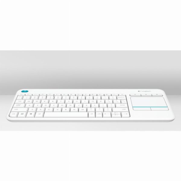 Logitech K400 Plus wireless Touch white QWERTZ DE