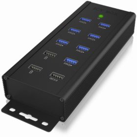ICY BOX IB-HUB1703-QC3 USB 3.0 HUB 7-Port 7xUSB 3.0  3xLadeanschluss QC3.0