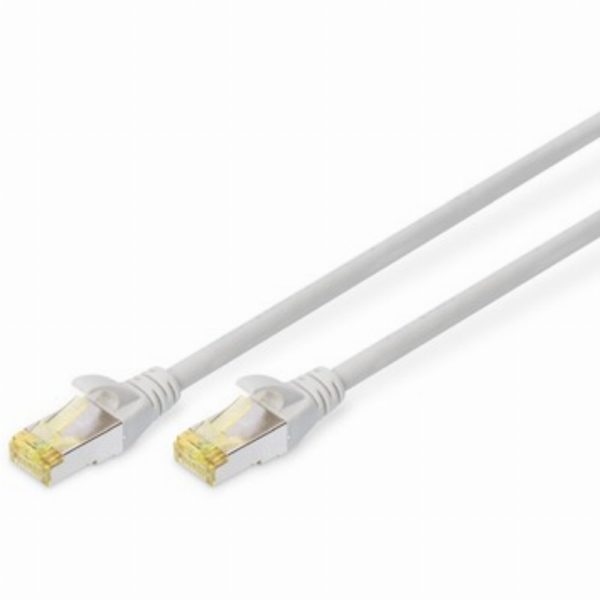 Patchkabel CAT6a Digitus Professional RJ45 S/FTP AWG 26/7 5m Grey