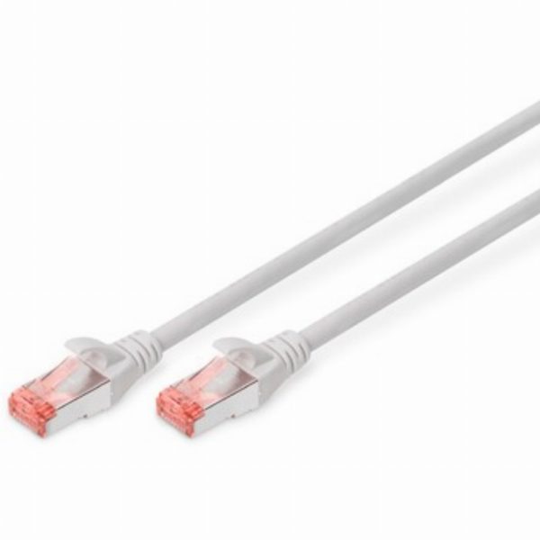 Digitus Patchkabel CAT6 RJ45 S/FTP AWG 27/7 0,25m Grau