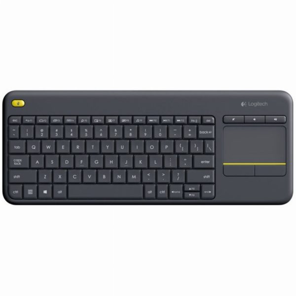 Logitech K400 Plus wireless Touch black QWERTZ DE