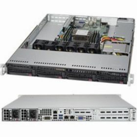 Barebone Server 1 U Single 3647 4 Hot-swap 3,5" 600W Platinum SuperServer 5019P-WT