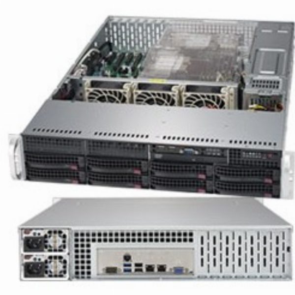 Barebone Server 2 U Dual 3647  8 Hot-swap 3.5"  1000W Redundant Titanium  SuperServer 6029P-TR