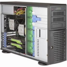 Barebone Server 4 U/Tower Dual 3647  8 Hot-swap 3.5"  1200W Redundant Platinum  SuperWorkstation 7049A-T